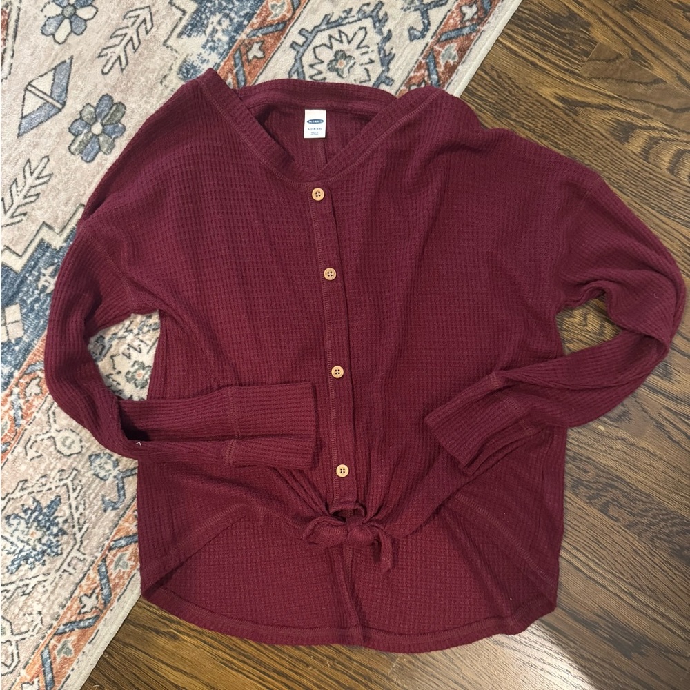 Old Navy Women’s Maroon Knit Sweater